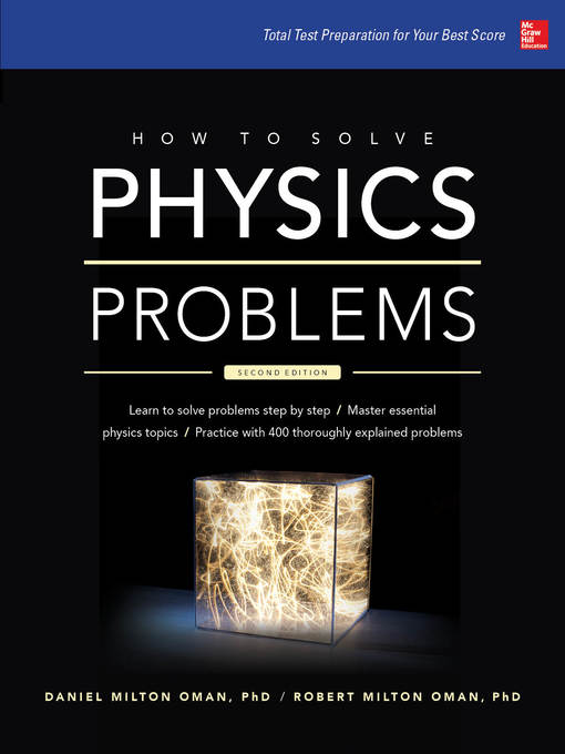 Imagen de portada para How to Solve Physics Problems